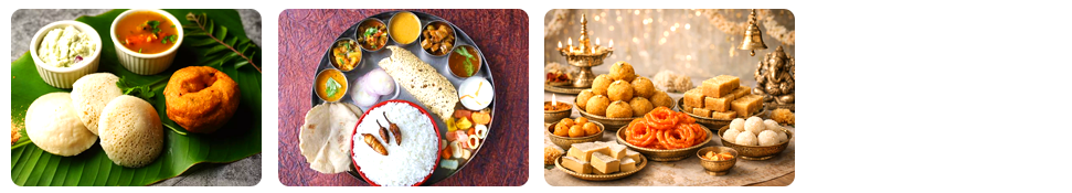 a traditional griha pravesh menu