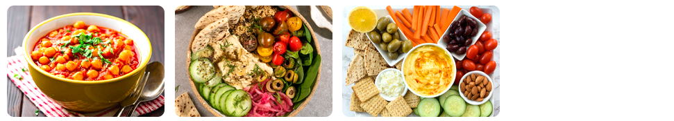 chickpeas and legume dishes