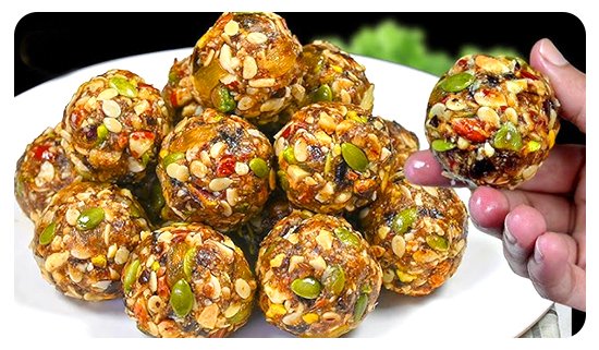 dry fruit energy laddus 
