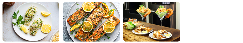fish and seafood selections