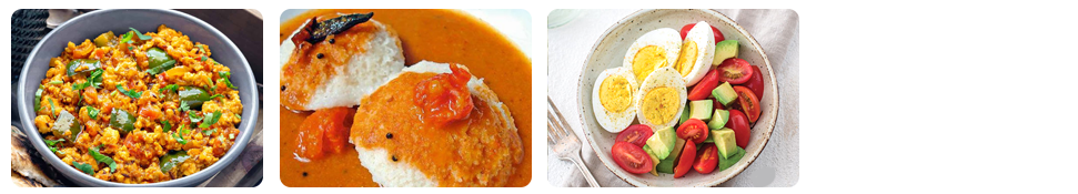 high protein indian breakfast