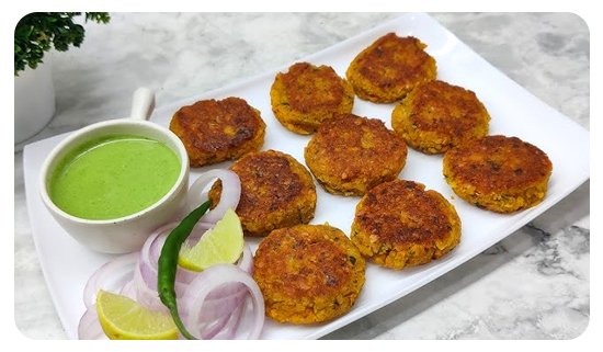 lentil cutlets masoor dal tikki