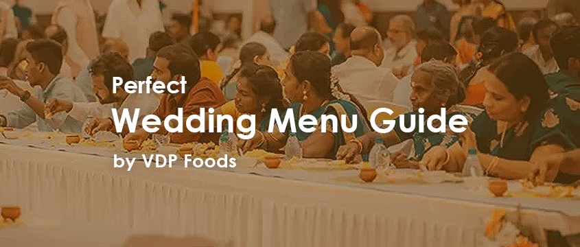 perfect wedding menu