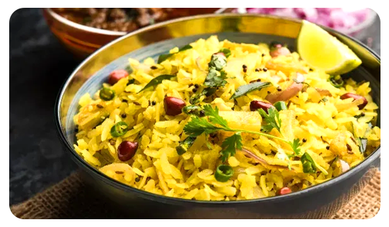 poha with vegetables
