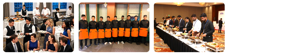 professional catering team