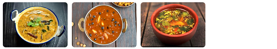 sambar and kuzhambu varieties
