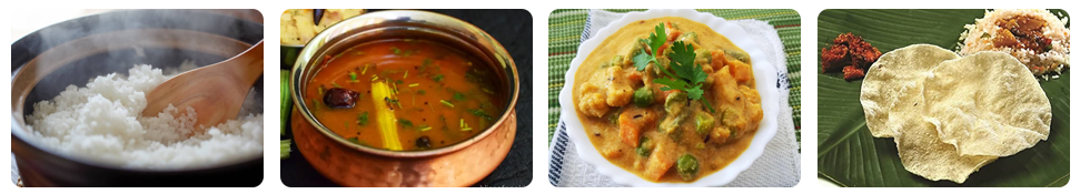 traditional south indian feast