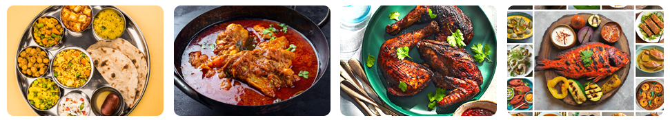 vegetarian and non vegetarian feast options